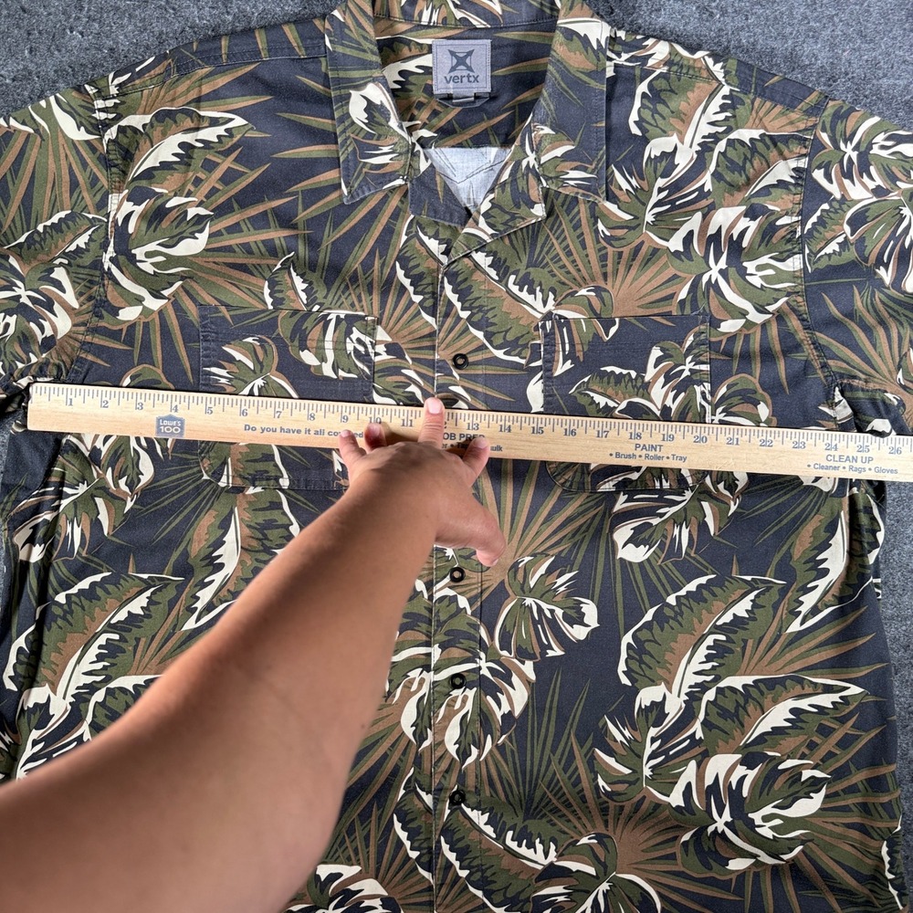 Vertx Mens Assaulter Tactical Short Sleeve Shirt 2XL Tropical Camo VTX1510 - Picture 7 of 8